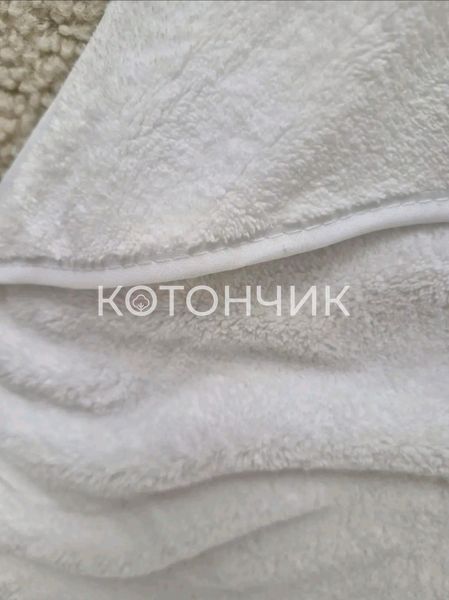 Мікрофібровий рушник для хрещення з кутиком срібло 90х90см 501-92 2746 фото КОТОНЧИК