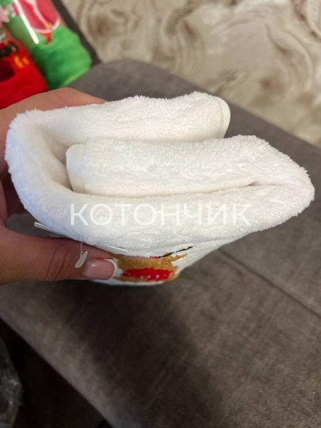 Набір новорічних рушників Malloory Home 66213, 6 штук, мікрофібра, 50х90см 1292 фото КОТОНЧИК