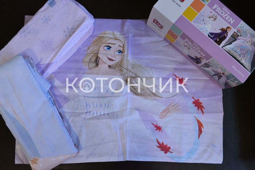 Постельное белье TAC Disney 160×220 см Frozen Breezy 1378 фото КОТОНЧИК