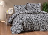 Постельное белье фланель Cotton Colection Gomet Grey, 200x220, 200x220 0560 фото КОТОНЧИК