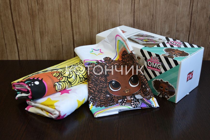 Постільна білизна TAC Disney 160&times;220 см Lol Surprise Omg 1380 фото КОТОНЧИК