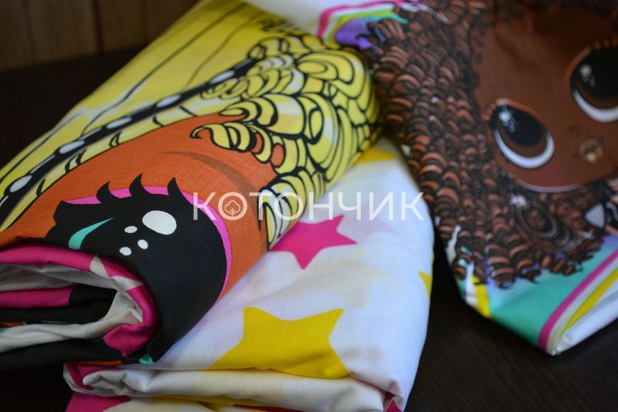 Постільна білизна TAC Disney 160&times;220 см Lol Surprise Omg 1380 фото КОТОНЧИК