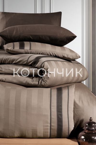 Постельное белье First Choice Deluxe Satin Satin Artwel Mink 0076 фото КОТОНЧИК