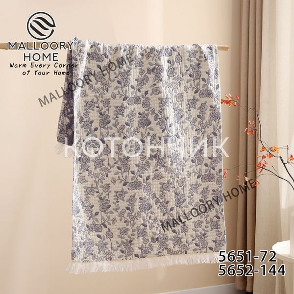 Муслінові рушники з бахрамою 6 штук 70х140см Malloory Home 5651 2971 фото КОТОНЧИК