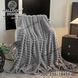 Плед Шарпей смужка 4см 200х230см Malloory Home сірий 3257 фото 2