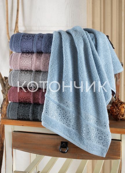 Набір рушників Cestepe Vip Cotton Kumsal (6 штук) 0021 фото КОТОНЧИК