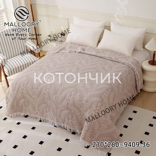 Муслиновое покрывало 200x230см Maloory Home 9409 3157 фото КОТОНЧИК