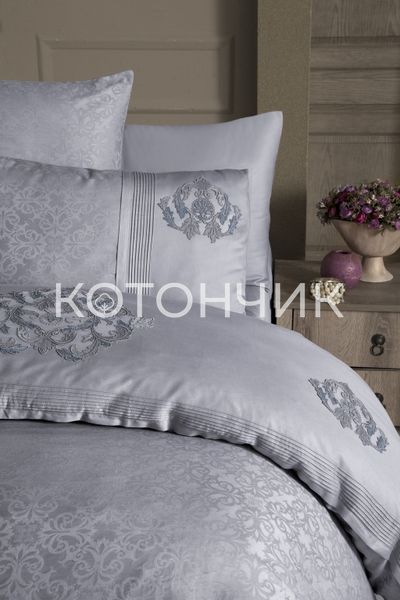 Постільна білизна First Choice VIP Moonlight Satin Mirabel Grey 0268 фото КОТОНЧИК