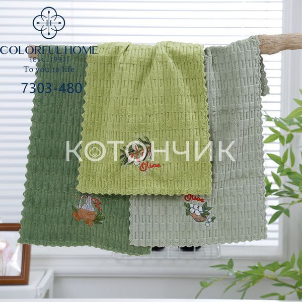 Мікрофіброві рушники 12 штук, 40х60 см, 7303 1671 фото КОТОНЧИК