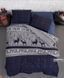 Постельное белье First Choice Flanel Happiness Navy Blue 0125 фото 1