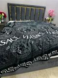 Плед з мікрофібри Велсофт Versace 200х230см 2757 фото КОТОНЧИК