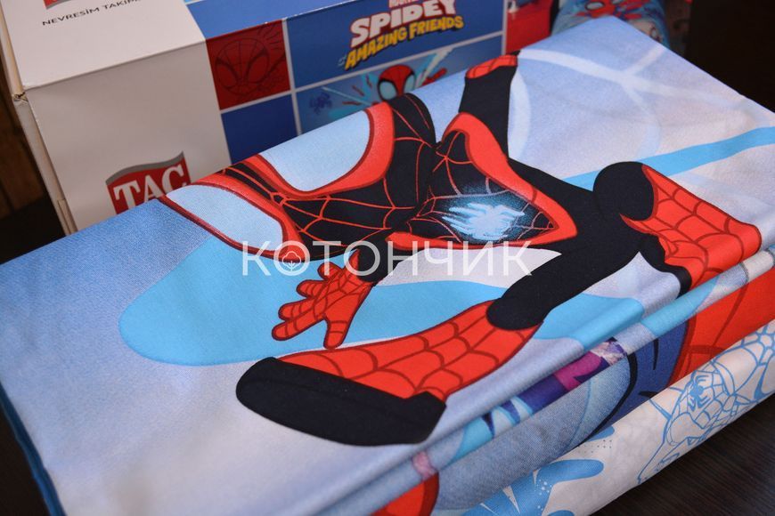 Постельное белье TAC Disney 160&times;220 см Spidey And Friends 1504 фото КОТОНЧИК