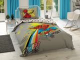 Постельное белье TAC Disney 160×220 см Spiderman Powder 1506 фото КОТОНЧИК