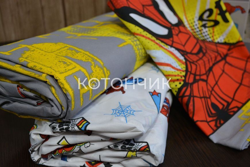 Постільна білизна TAC Disney 160&times;220 см Spiderman Powder 1506 фото КОТОНЧИК
