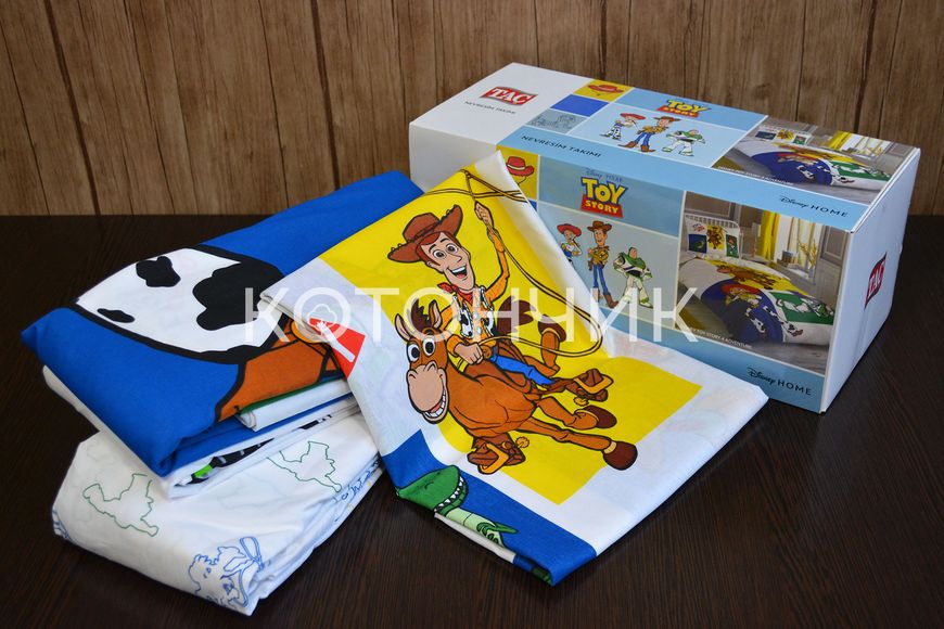 Постельное белье TAC Disney 160×220 см Toy Story 4 Adventure 1507 фото КОТОНЧИК